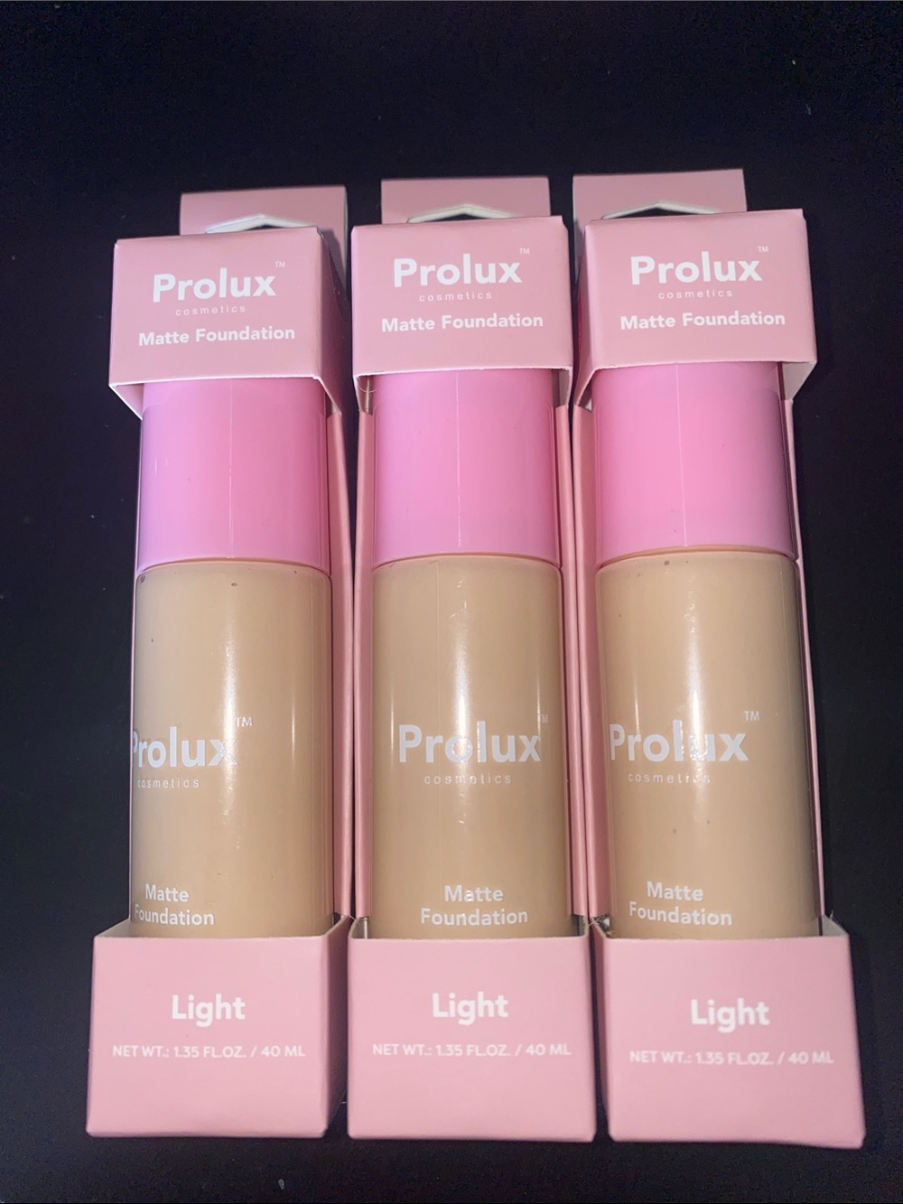 Prolux Matte Foundation LIGHT Set
